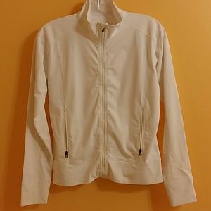 Nike Golf white athletic jacket.